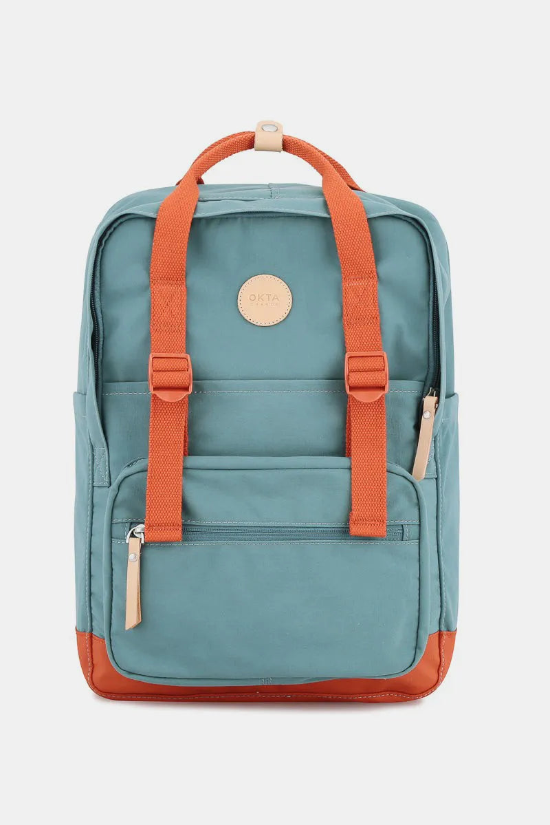 Waterproof Canvas Backpack with Side Pockets Stylish & Durable