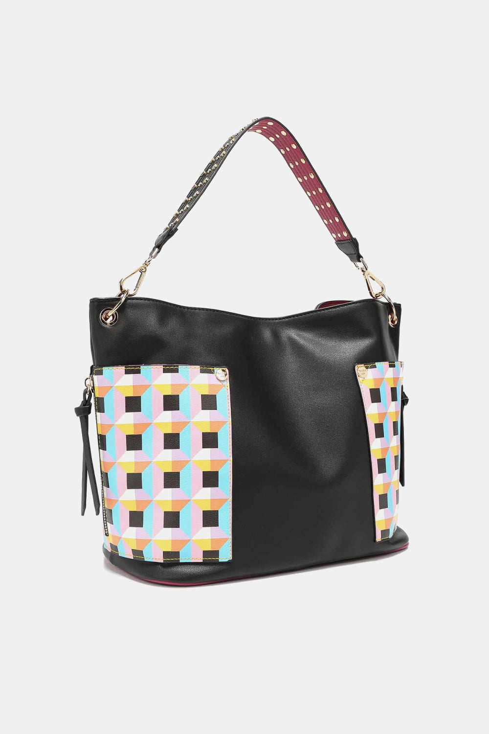 Nicole Lee 3-Piece Bag Set – Shoulder, Crossbody & Heart Coin Pouch