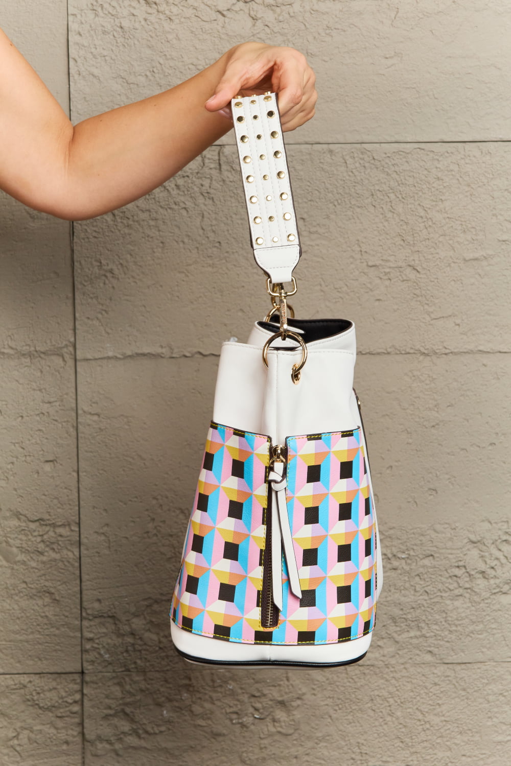 Nicole Lee 3-Piece Bag Set – Shoulder, Crossbody & Heart Coin Pouch