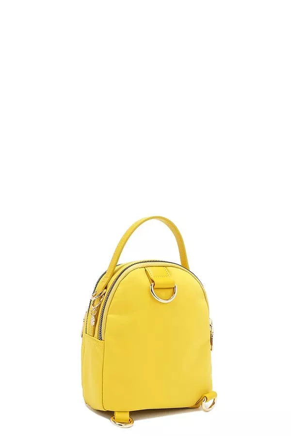 Embroidered Travel Patch Bag | Multi-Way Backpack, Crossbody & Handbag