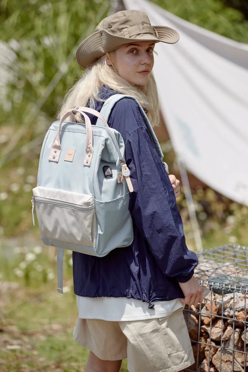 Water-Resistant Canvas Backpack with Side Pockets Adventure Ready
