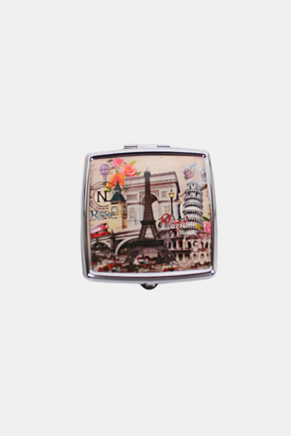 Nicole Lee Metallic Square Pill Case – Chic, Compact & Pocket-Ready