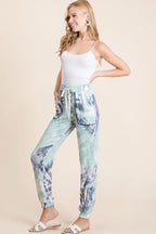 Tie Dye French Terry Sweat Pants – Trendy Comfortable Loungewear