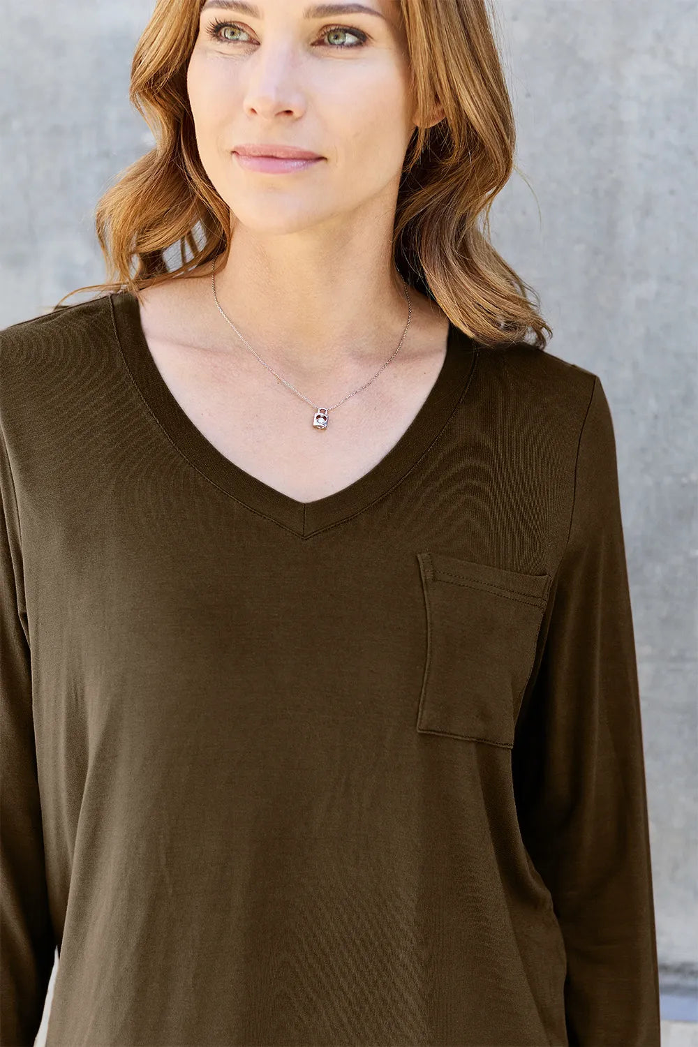 V-Neck Long Sleeve Top – Classic, Flattering & Versatile