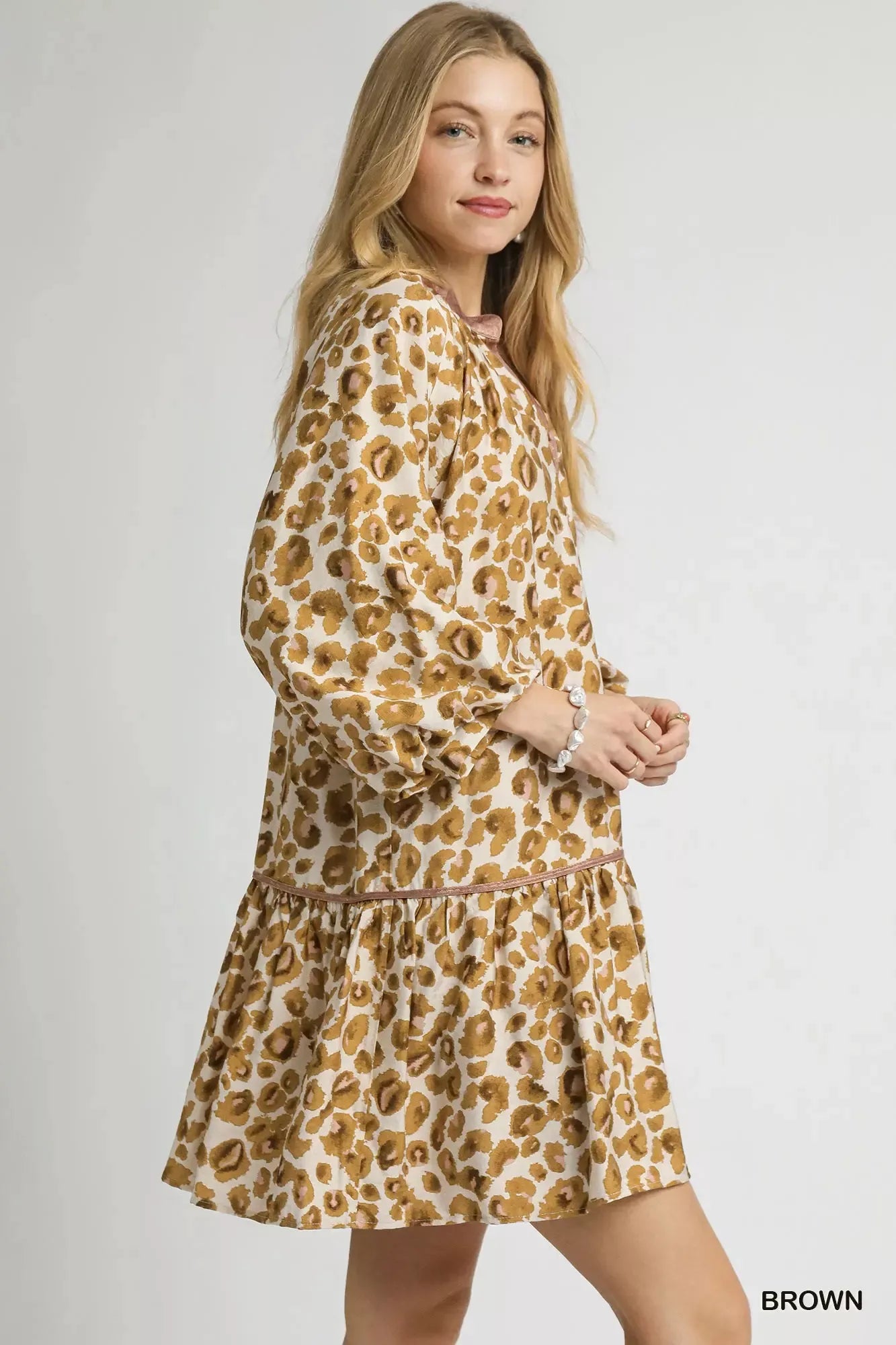 Leopard Print Tiered Mini Dress | Bold & Trendy Women’s Fashion Outfit