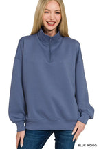 Scuba Quarter-Zip Sweatshirt – Trendy & Comfortable Casual Essential