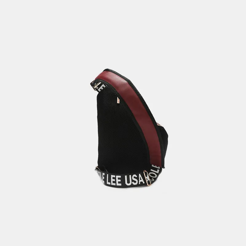 Nicole Lee Vegan Leather Leopard & Lip Crossbody – Bold, Chic & Compact