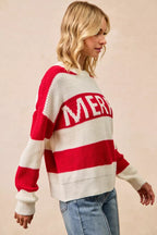 MERRY Graphic Holiday Pullover Sweater