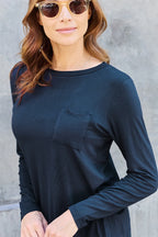 Round Neck Long Sleeve Top – Classic, Comfy & Versatile