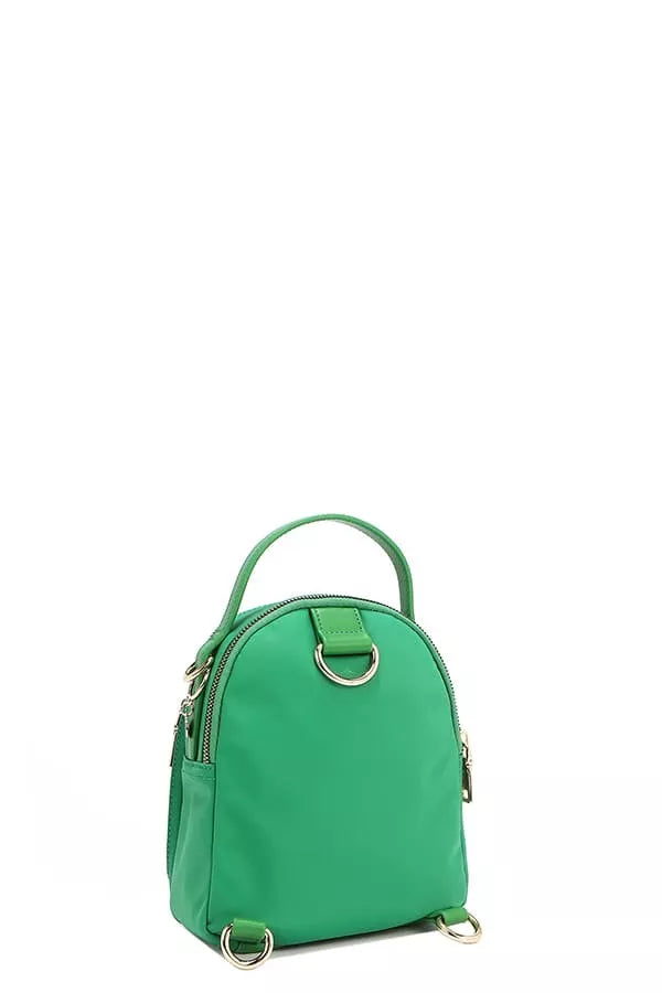 Embroidered Travel Patch Bag | Multi-Way Backpack, Crossbody & Handbag