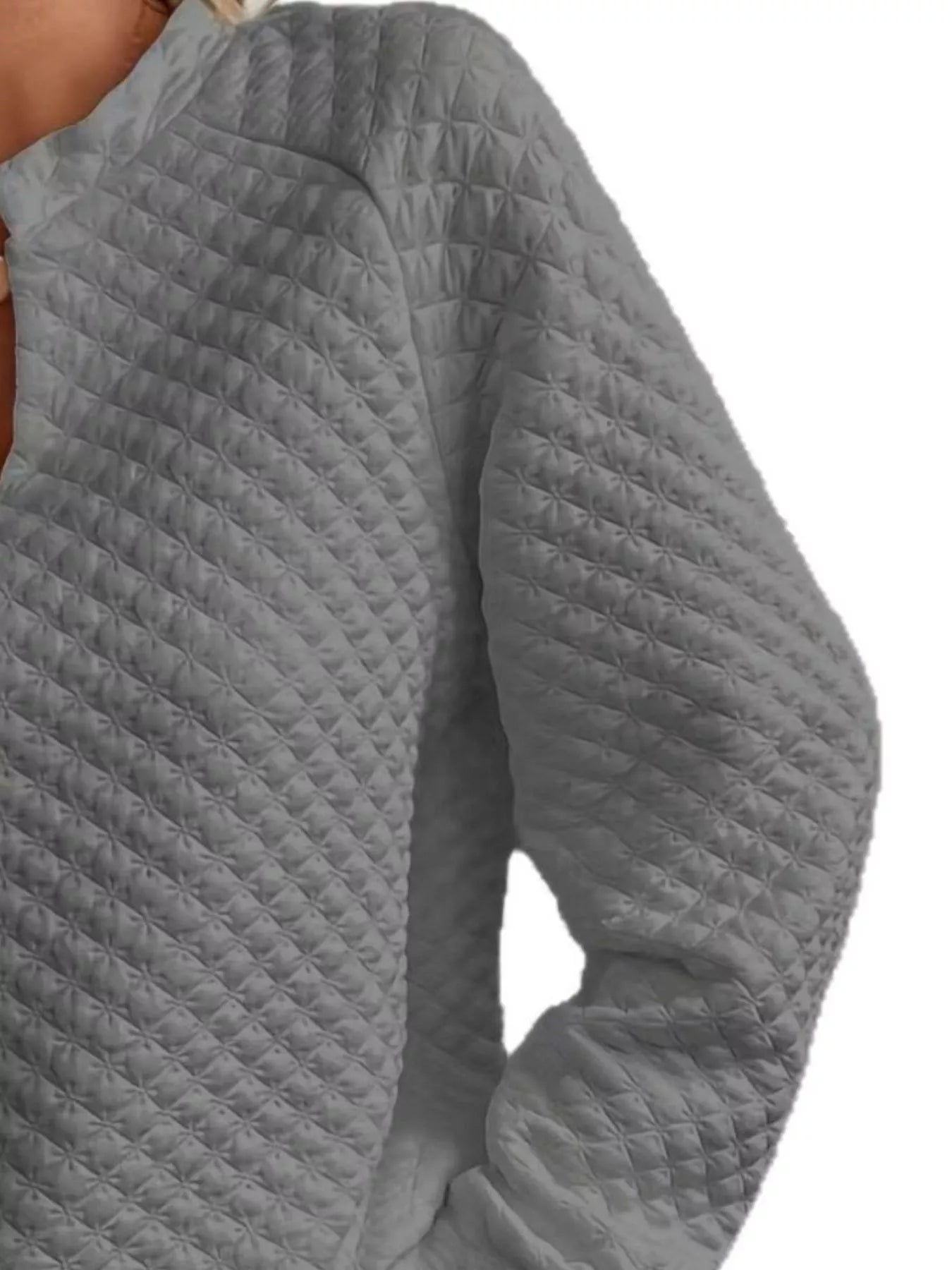 Notched Raglan Sleeve Sweatshirt – Casual Cozy Pullover
