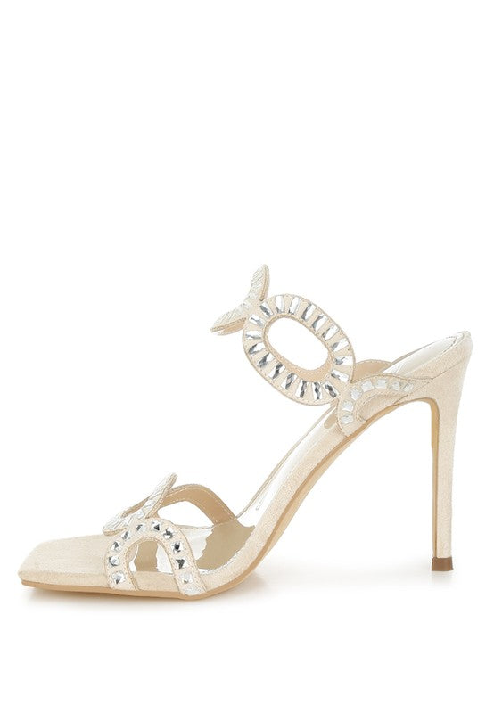 Rag Company Romashka Stiletto Sandals – Chic Cut Out Heel Design