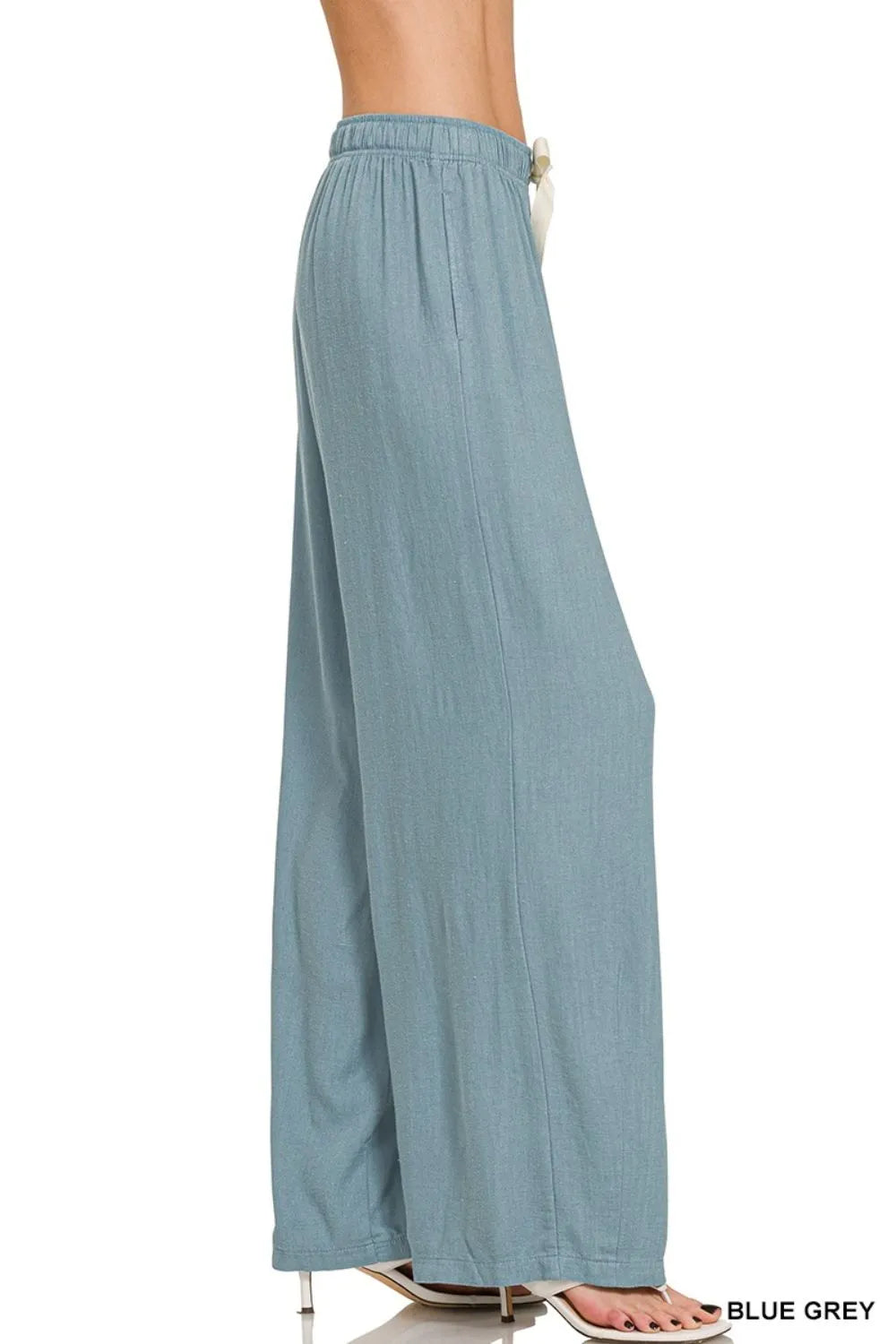 Linen Drawstring Pants – Lightweight, Comfy & Breathable