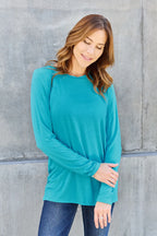 Round Neck Long Sleeve Top – Classic, Comfy & Versatile