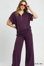 Half-Zip Short Sleeve Top – Versatile Active & Casual Layer