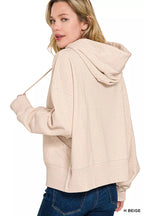 Zenana Oversized Fleece Kangaroo Pocket Hoodie – Cozy, Trendy & Relaxed Fit