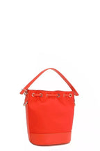 Red Bucket Crossbody Bag with Patches – Playful Street-Style Purse