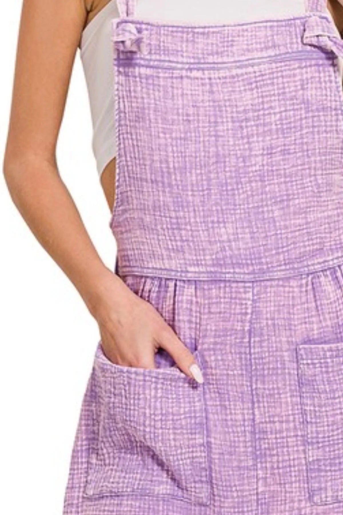 Acid Washed Double Gauze Romper – Soft, Lightweight & Stylish