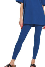 Light Navy Tunic & Leggings Set – Comfy, Stylish & Effortlessly Chic