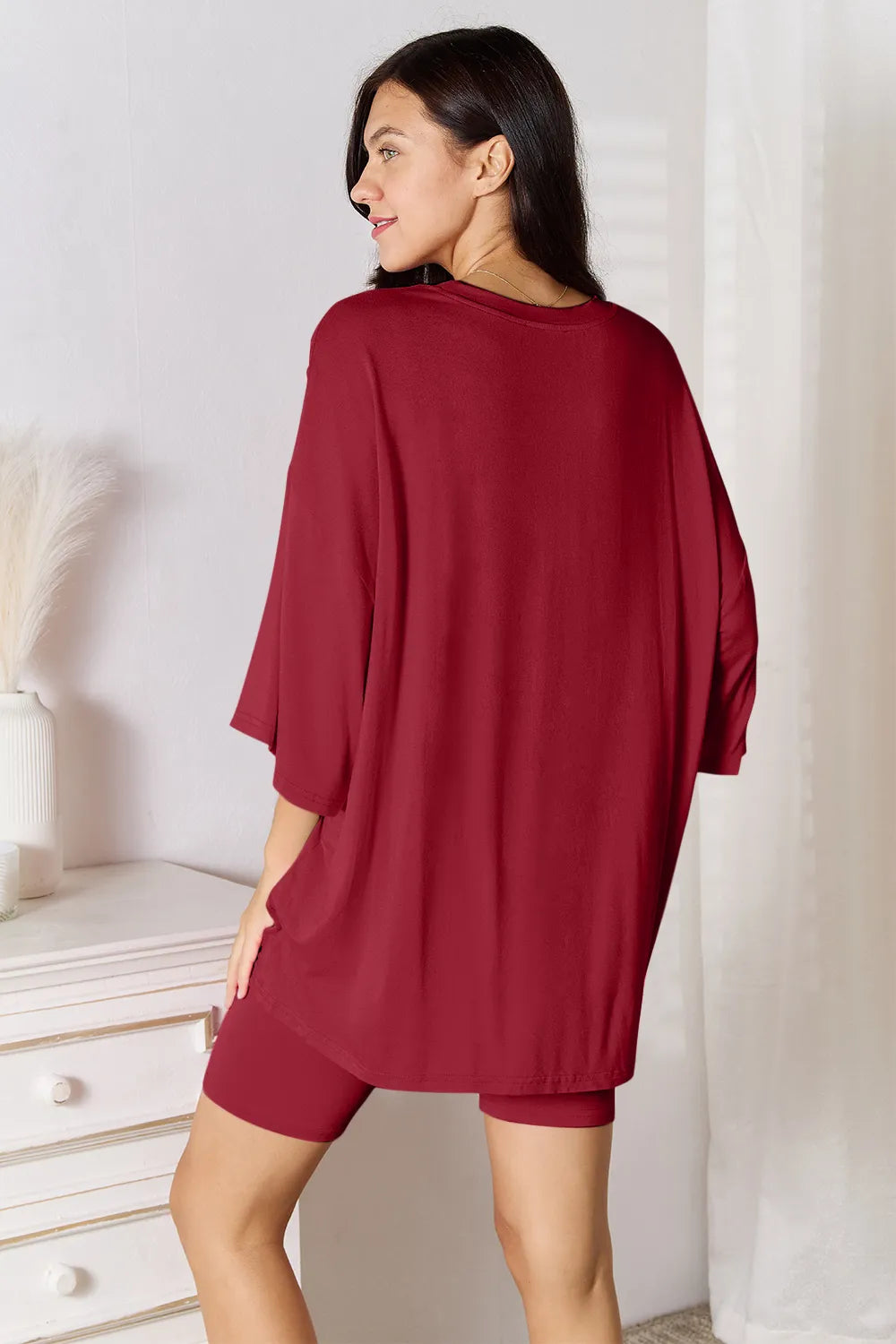 3/4 Sleeve Top & Shorts Set – Stylish, Comfy & Versatile