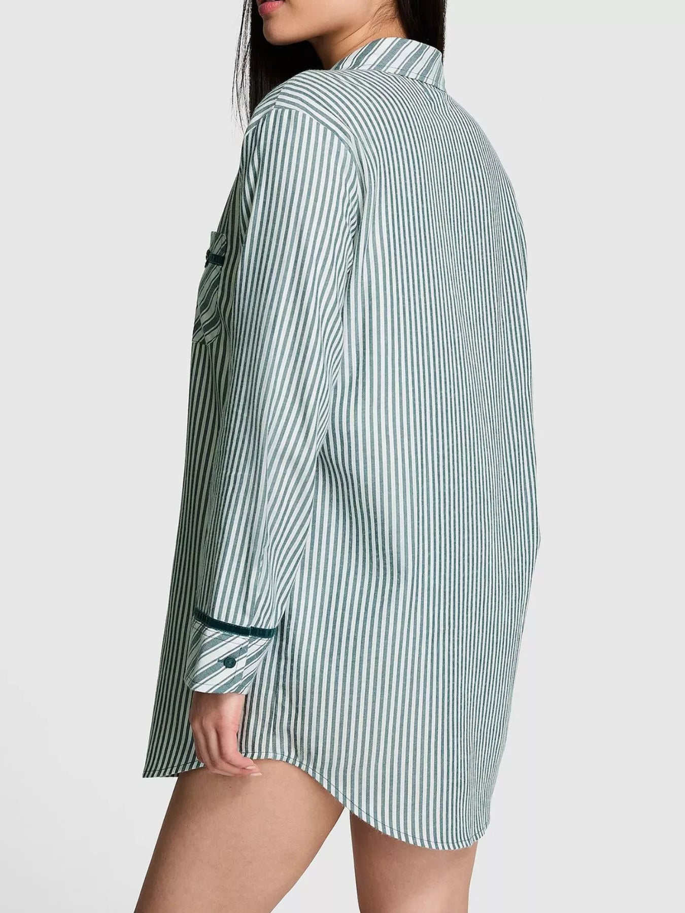 Striped Long Sleeve Button-Up Shirt – Classic Casual Chic