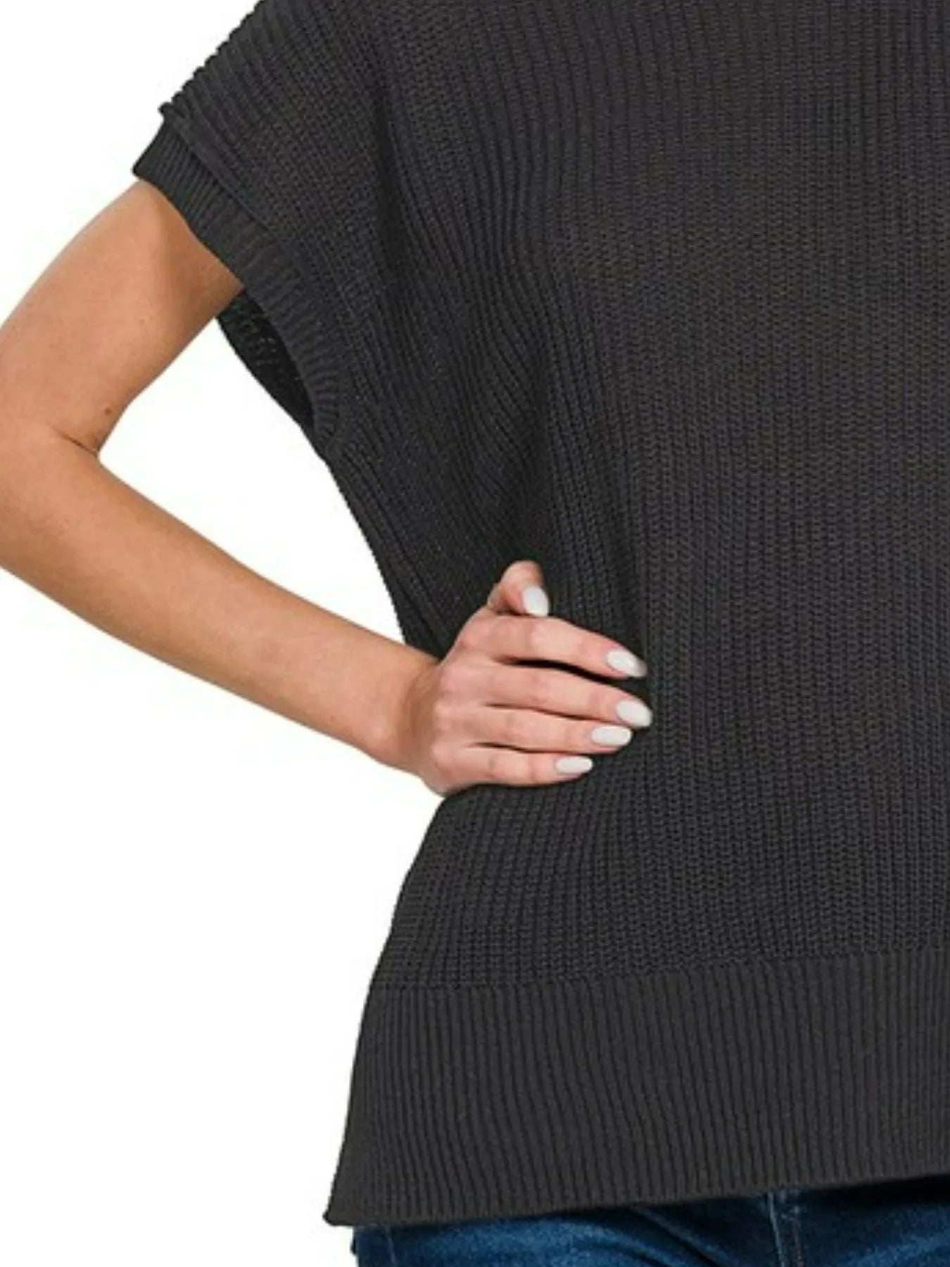 Oversized Crew Neck Sweater Cozy Relaxed Fit for All-Season Style