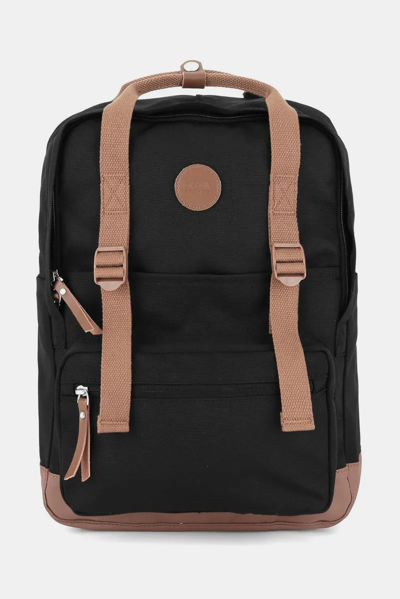 Waterproof Canvas Backpack with Side Pockets Stylish & Durable