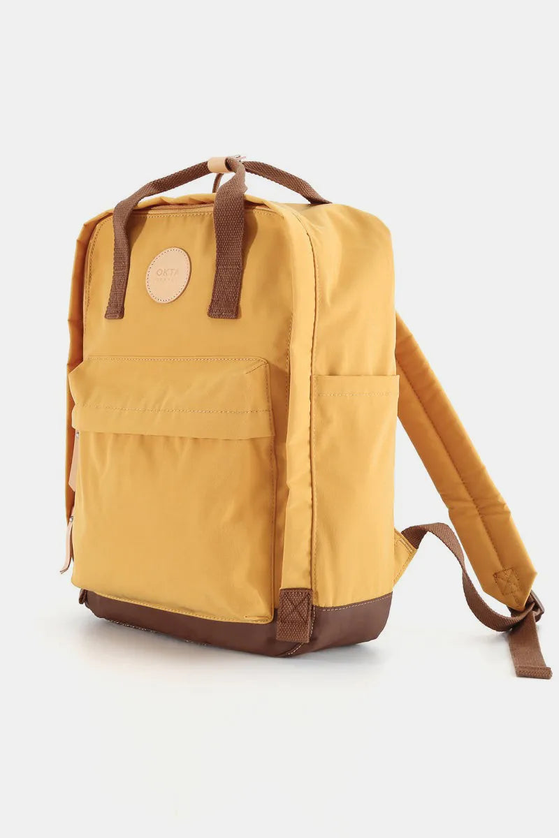Waterproof Canvas Backpack with Side Pockets – Durable & Stylish