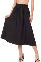 Paperbag Waist Midi Skirt – Flattering, Chic & Functional with Pockets