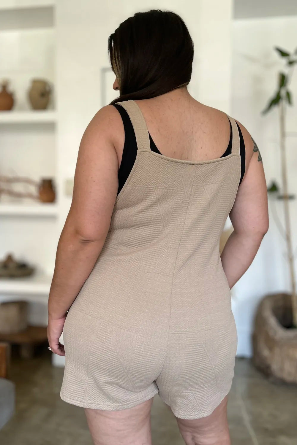 Textured Sleeveless Romper – Lightweight, Stylish & Summer-Ready