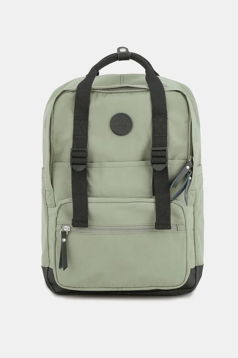 Waterproof Canvas Backpack with Side Pockets Stylish & Durable