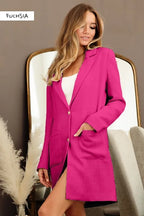 Single Breasted Blazer with Patch Pockets – Classic Polished Style