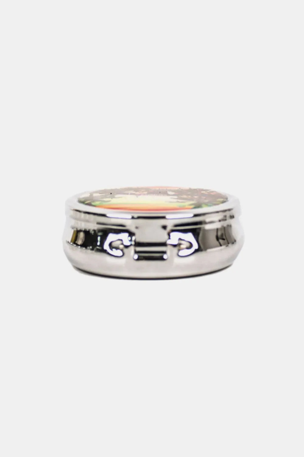 Nicole Lee Metallic Circular Large Pill Case – Stylish & Spacious Organizer