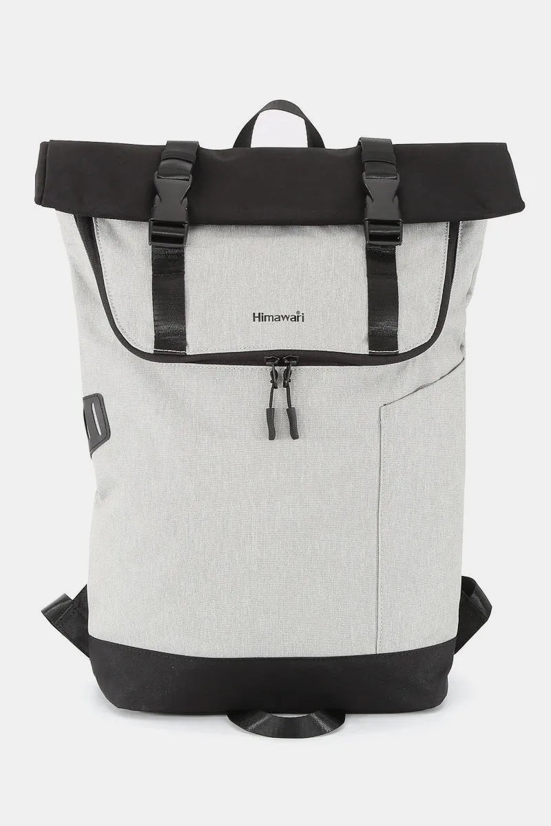 Contrast Waterproof Canvas Backpack – Durable & Stylish Everyday Bag