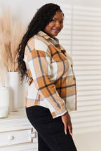 Plaid Dropped Shoulder Shirt – Relaxed Fit & Timeless Style