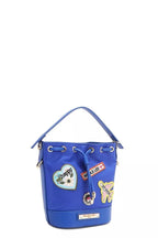 Red Bucket Crossbody Bag with Patches – Playful Street-Style Purse