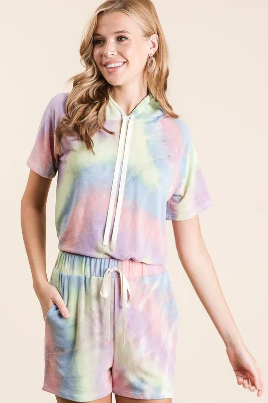 Tie-Dye French Terry Shorts – Comfy, Trendy & Casual-Chic Style