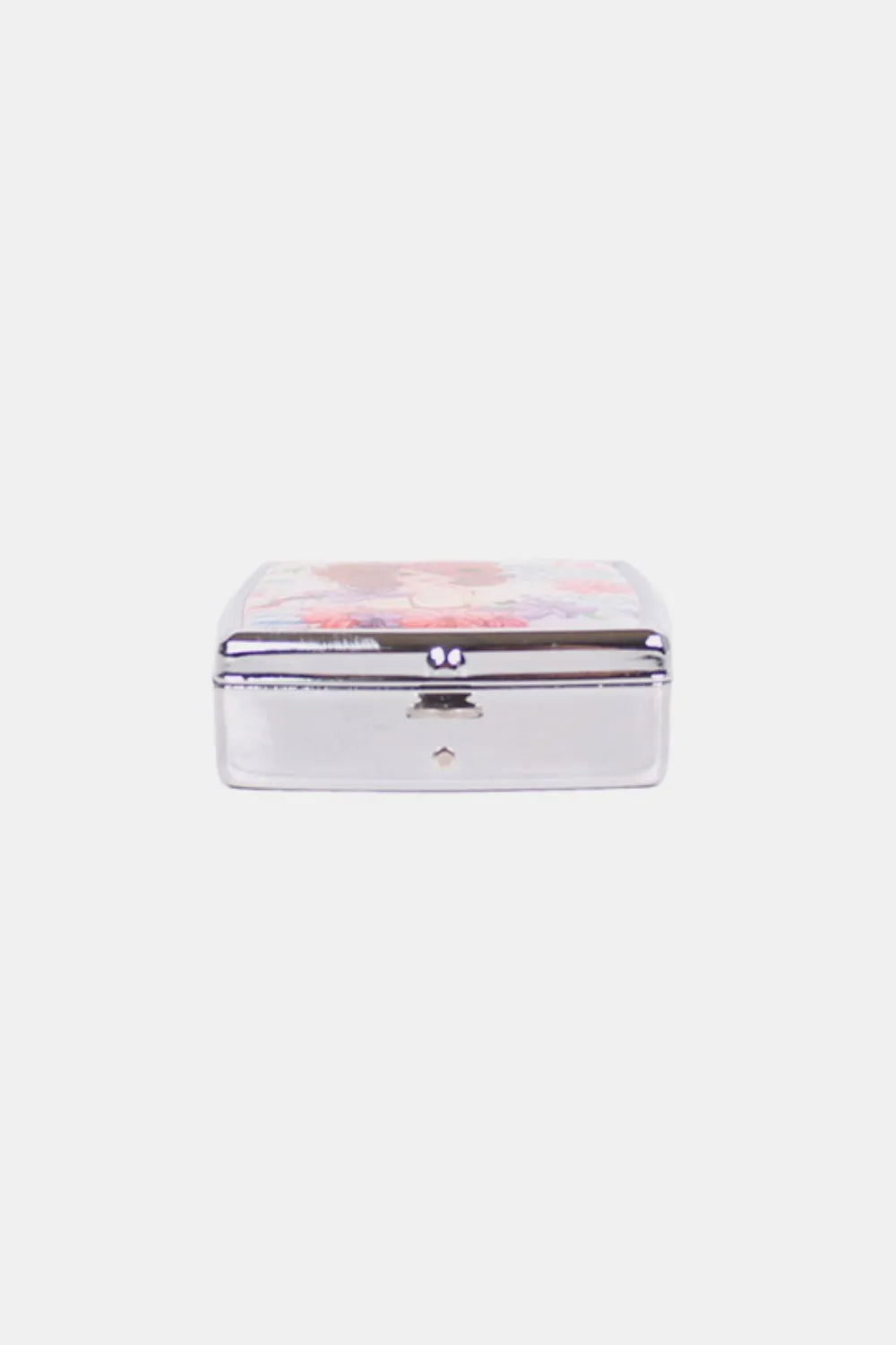 Nicole Lee Metallic Square Pill Case – Chic, Compact & Pocket-Ready