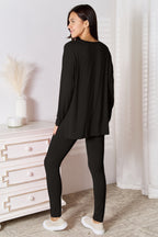 V-Neck Long Sleeve Lounge Set – Cozy, Stylish & Effortless