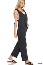 Zenana Casual Adjustable Strap Baggy Jumpsuit with Pocket – Relaxed, Comfortable & Stylish