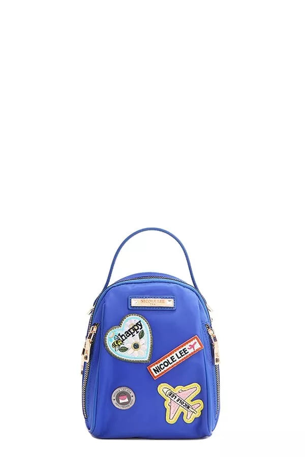 Embroidered Travel Patch Bag | Multi-Way Backpack, Crossbody & Handbag