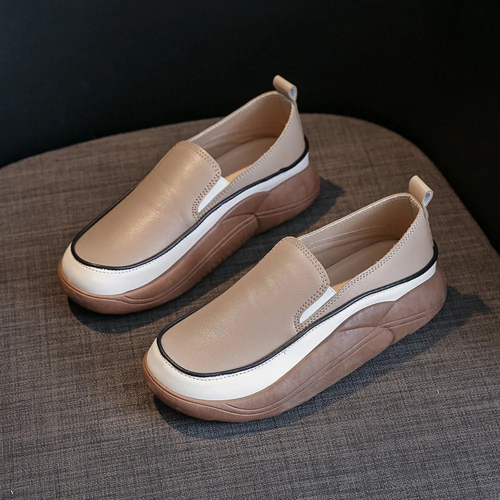 Dreamkue Chunky Slip-On Shoes – Trendy Casual Women’s Footwear