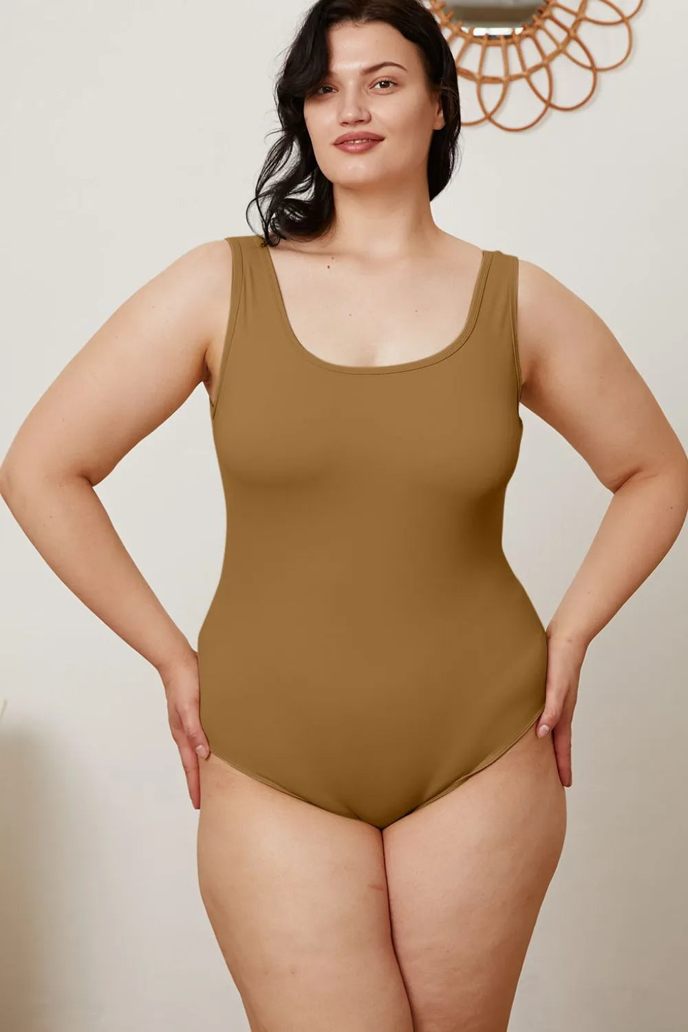 Square Neck Sleeveless Bodysuit – Sleek, Flattering & Versatile