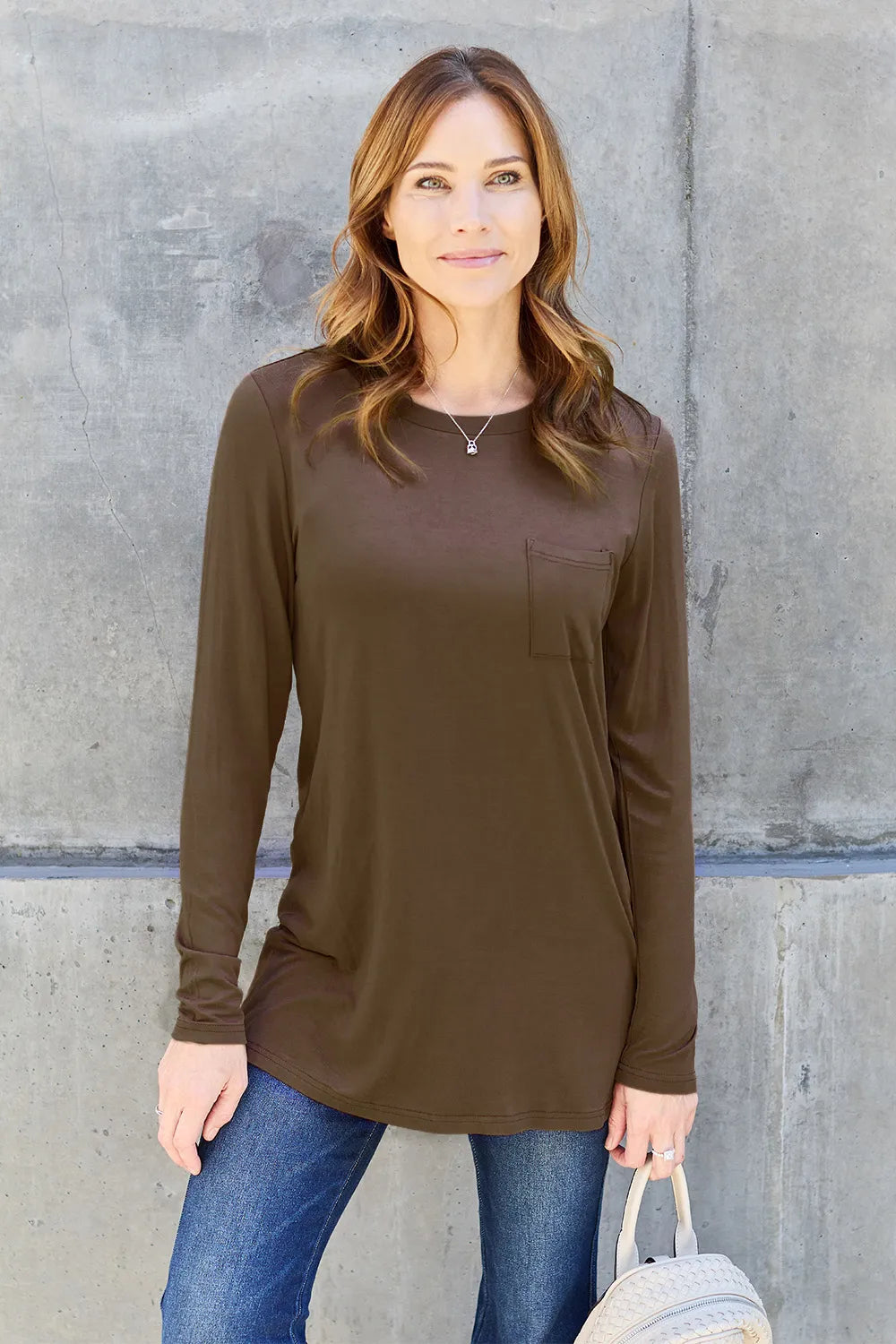 Round Neck Long Sleeve Top – Classic, Comfy & Versatile
