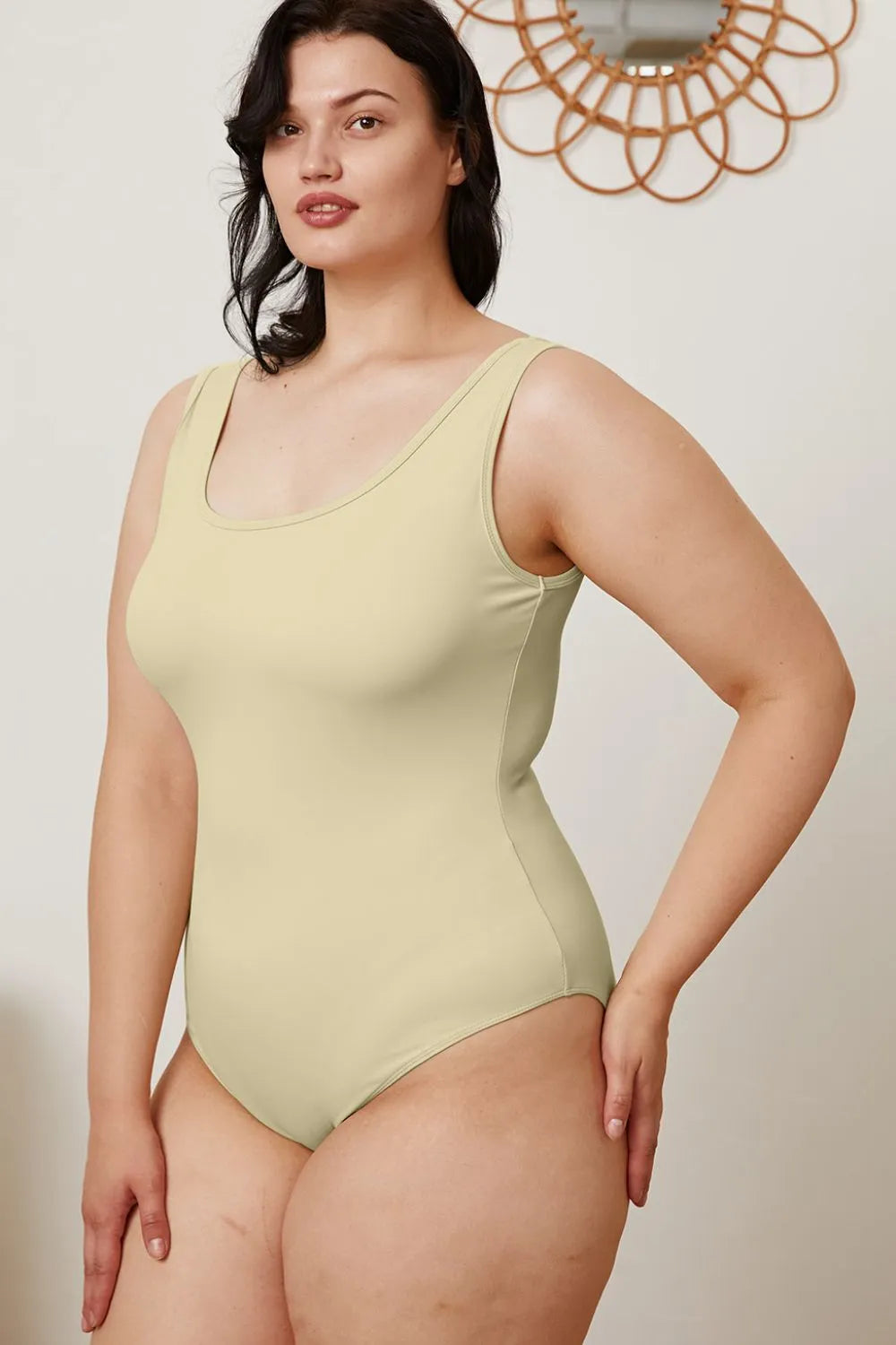 Square Neck Sleeveless Bodysuit – Sleek, Flattering & Versatile