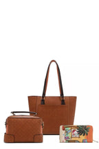 Sun & Sand 3-Piece Set | Tropical Handbag, Crossbody & Wallet Trio