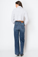 Artemis Vintage Tummy Control 90’s Vintage Wide Leg Jeans Retro Fit