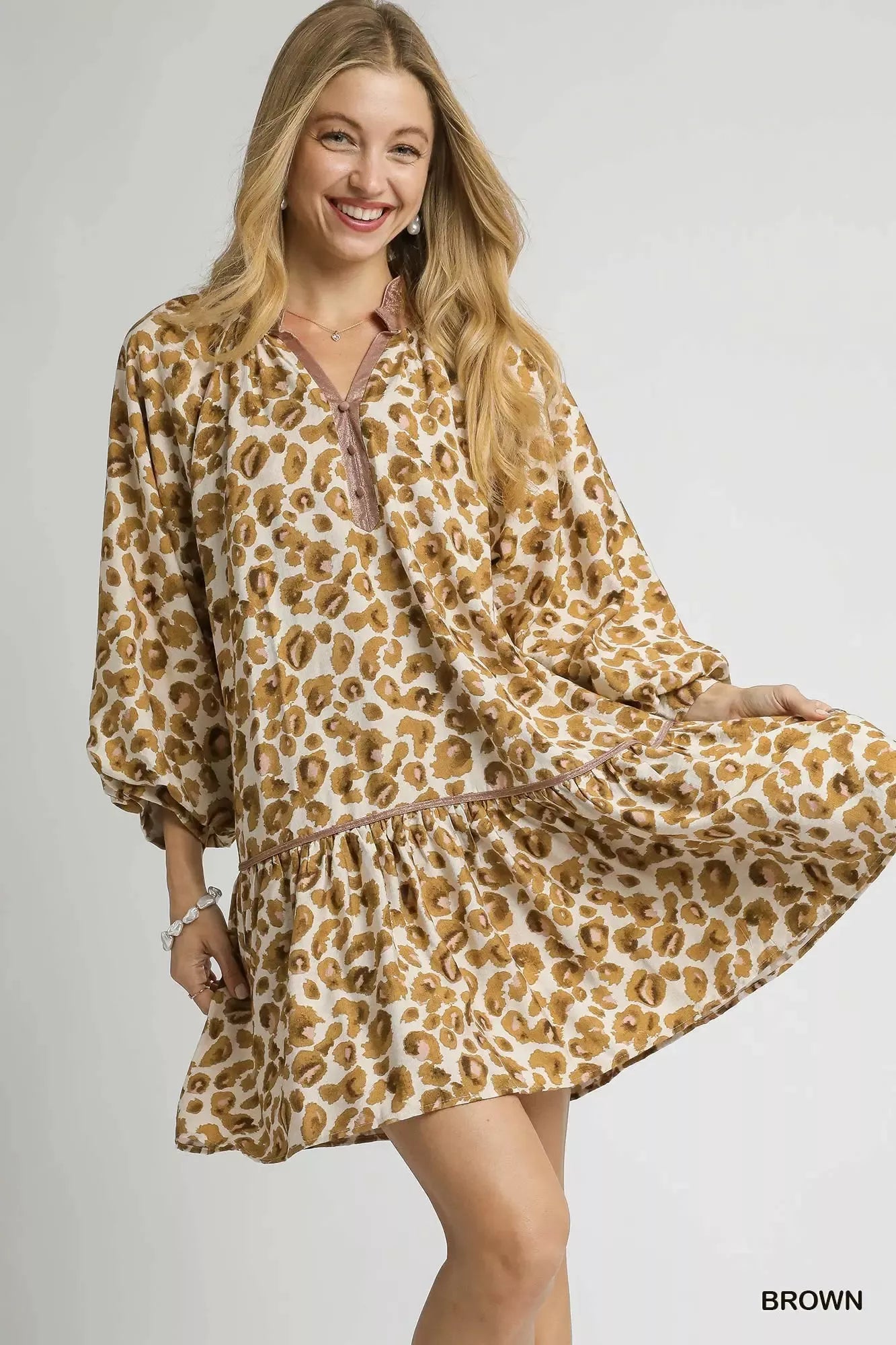 Leopard Print Tiered Mini Dress | Bold & Trendy Women’s Fashion Outfit