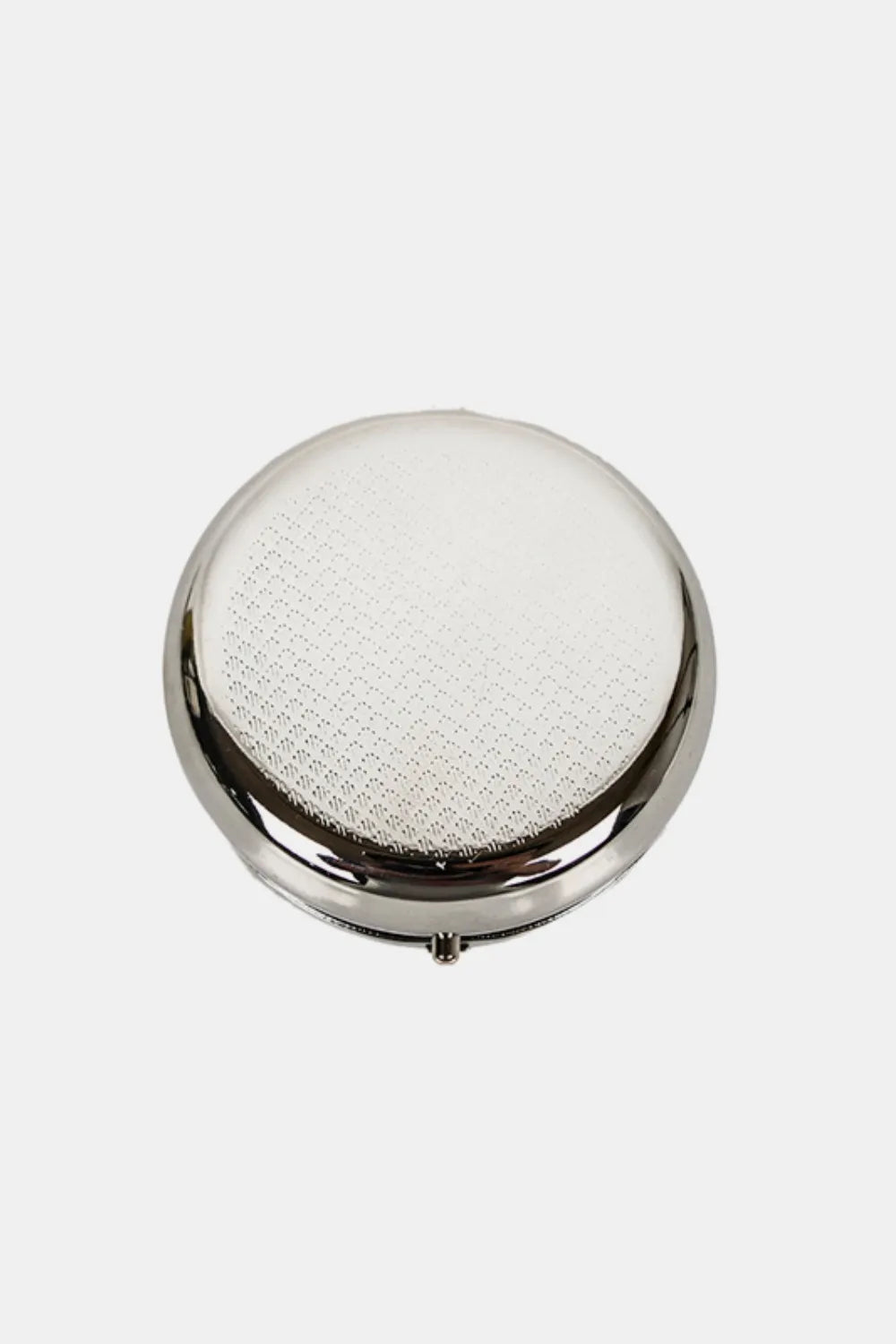 Nicole Lee Metallic Circular Pill Case – Chic, Compact & Organized