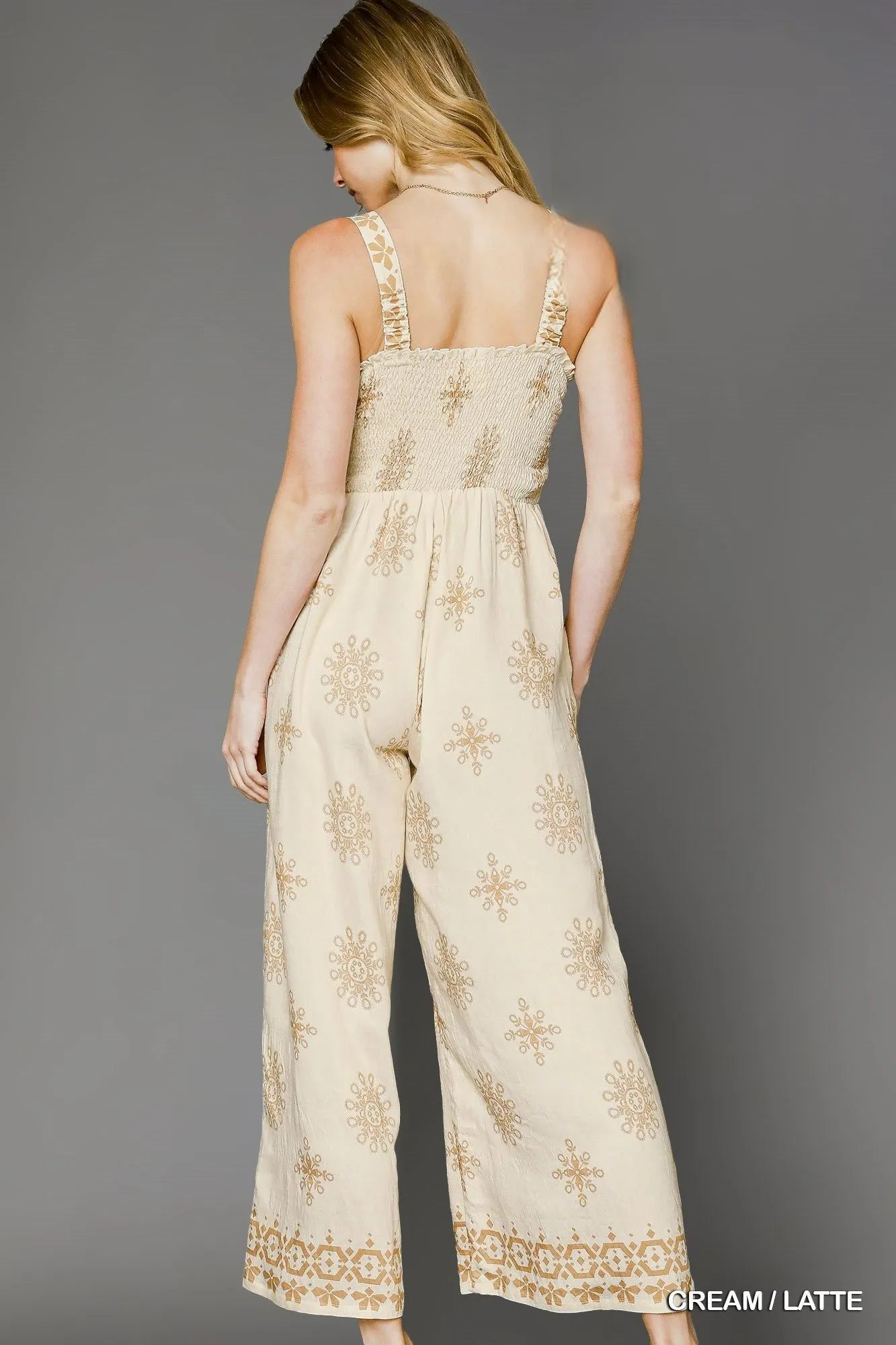Floral Sleeveless Jumpsuit – Wide-Leg, Cropped & Effortlessly Chic